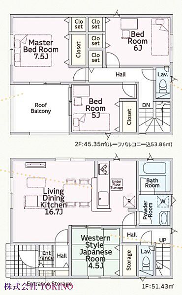 間取りを拡大表示