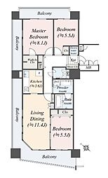間取図画像 3LDK