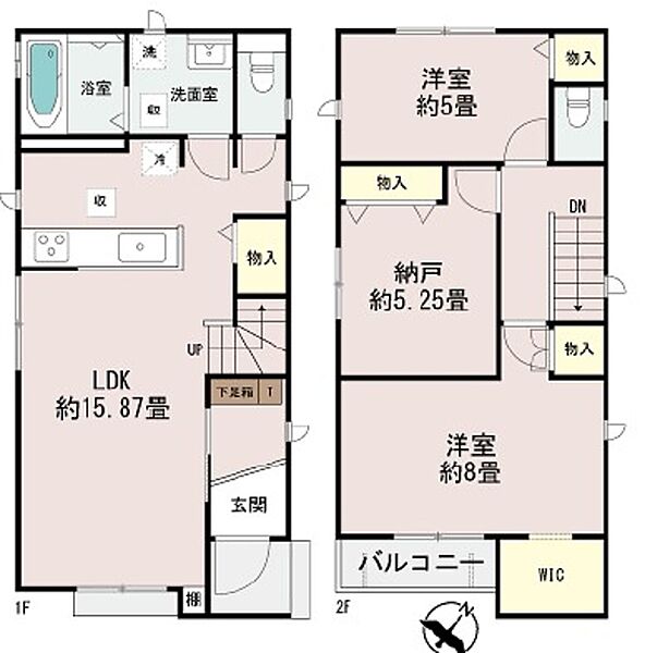 間取りを拡大表示