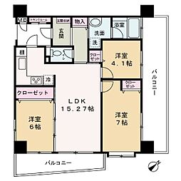 ディアコート城間 3LDKの間取図画像
