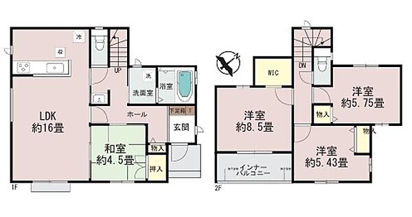 間取りを拡大表示