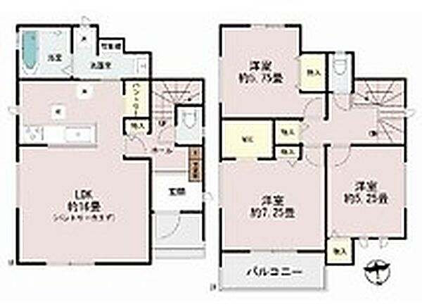 間取りを拡大表示