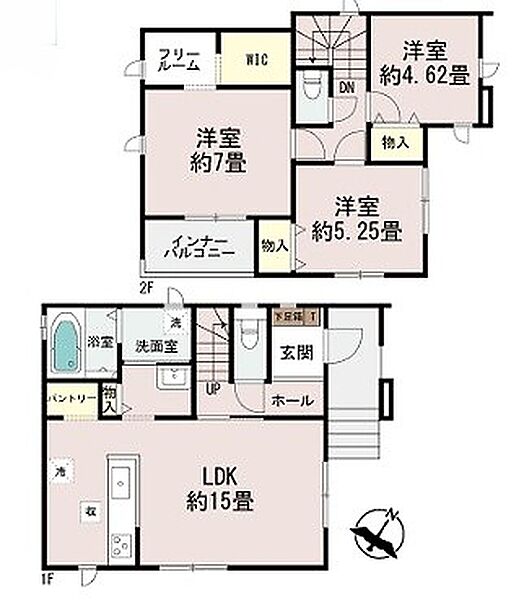 間取りを拡大表示