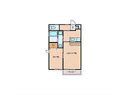 ライトハウス 1LDKの間取図画像
