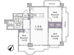 間取図画像 3LDK