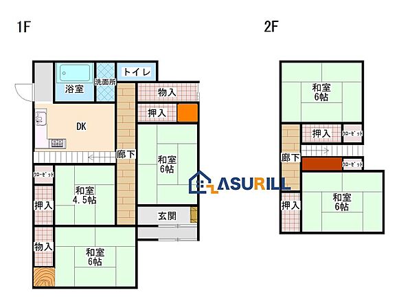 間取りを拡大表示