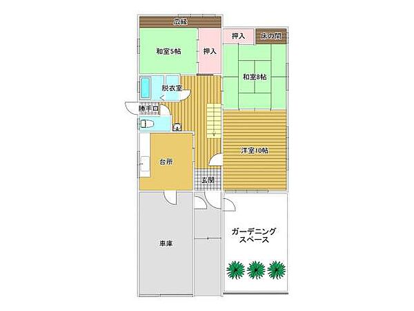 間取りを拡大表示