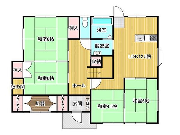 間取りを拡大表示