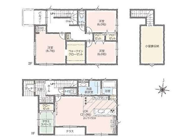 間取りを拡大表示