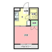 アビックＭ1 305 ｜ 茨城県水戸市袴塚２丁目（賃貸マンション1K・3階・21.04㎡） その2