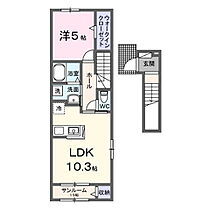 メルスィ 202 ｜ 茨城県水戸市姫子2丁目（賃貸アパート1LDK・2階・44.28㎡） その2