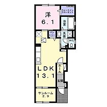 ブリス　エイエム　I 103 ｜ 茨城県水戸市愛宕町（賃貸アパート1LDK・1階・51.69㎡） その2