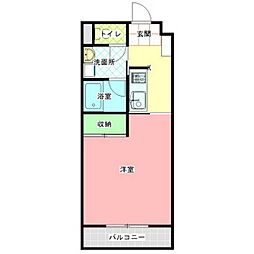 GoodIsland 1Kの間取図画像