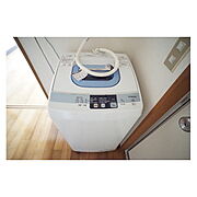 便利な備え付けの洗濯機