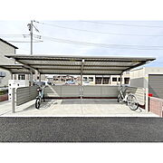 雨や日焼け対策に屋根付き駐輪場