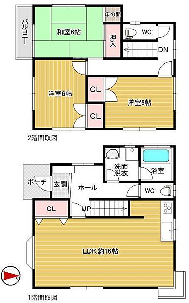間取りを拡大表示