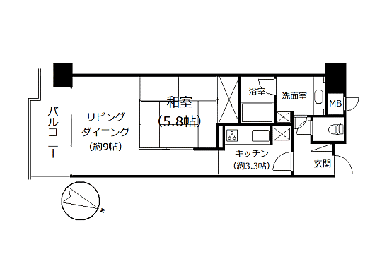 間取りを拡大表示