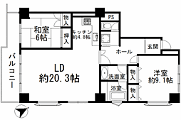 プレジデントステージ熱海の間取図画像
