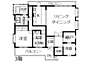 間取り：3階間取