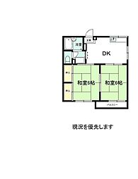 間取図画像 2DK