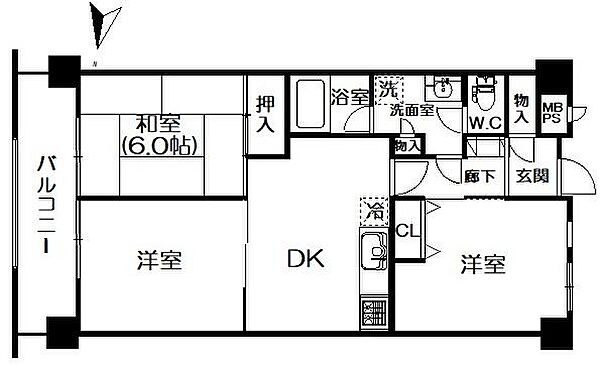 間取りを拡大表示
