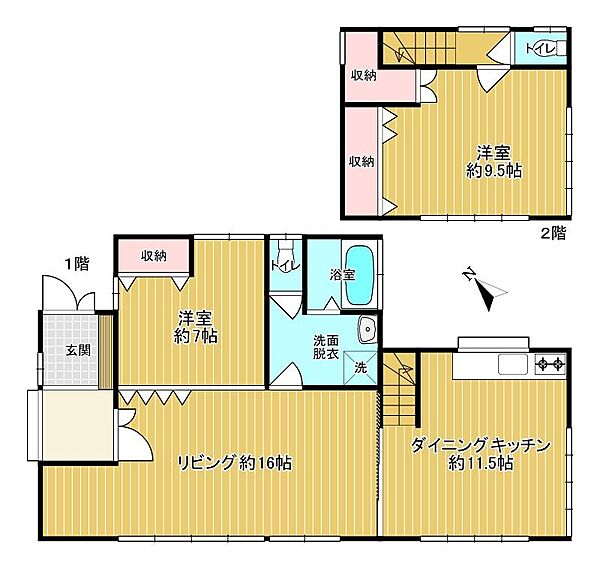 間取りを拡大表示