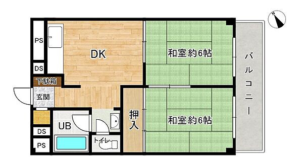 間取りを拡大表示