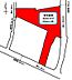 区画図：磐田市白羽♪広々約297坪の売土地です♪？二世帯住宅の建築にもおすすめです♪(東側道路より撮影)