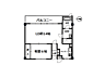 間取り：1ＬＤＫ