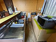 カウンター付きの対面キッチン
