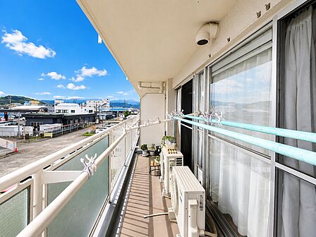 周辺に高い建物がなく視界もスッキリ