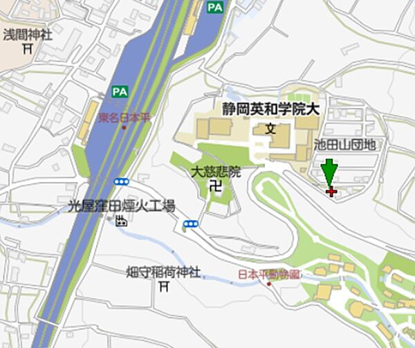 地図を拡大表示