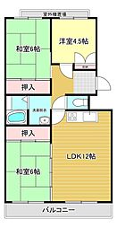 AAI川奈 3LDKの間取図画像