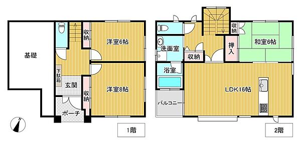 間取りを拡大表示