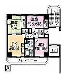 リエス沼津新宿町 3DKの間取図画像