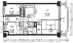 エンゼルハイム御殿場 3LDKの間取図画像