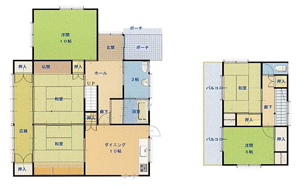 間取りを拡大表示