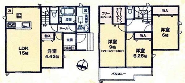 間取りを拡大表示