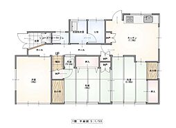 中徳倉中古住宅 5DKの間取り