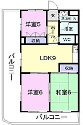 間取図画像 3LDK