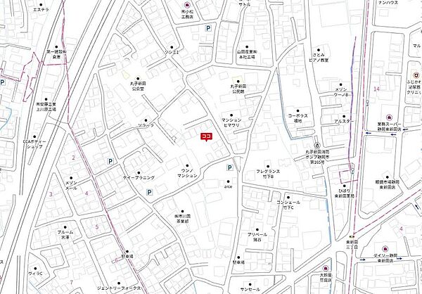 地図を拡大表示