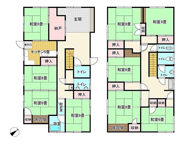 間取りを拡大表示
