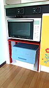 電子レンジ・収納ボックス