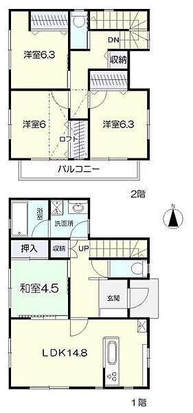 間取りを拡大表示