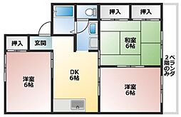 間取図画像 3DK