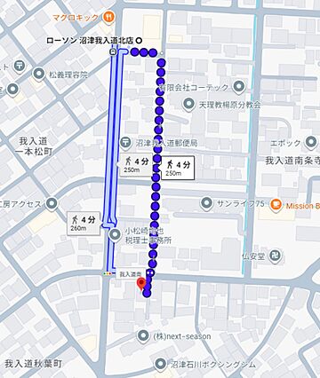 ローソン沼津我...