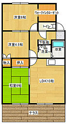 ランセ・M 3LDKの間取図画像