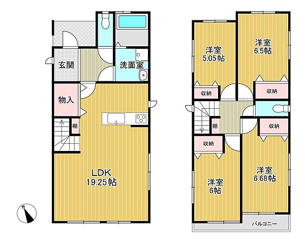 間取りを拡大表示