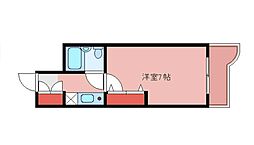 ダイアパレス函館大森公園 1Kの間取図画像