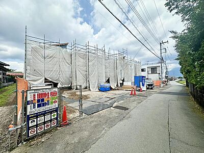 外観:2号棟★長期優良住宅★広々18帖LDKの4LDK・土地:222.79m2・建物:112.2m2・駐車場3台可能 外観:2号棟★長期優良住宅★広々18帖LDKの4LDK・土地:222.79m2・建物:112.2m2・駐車場3台可能